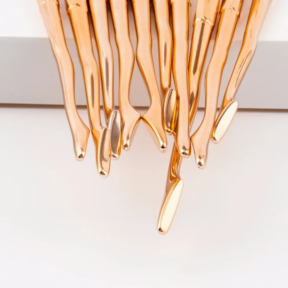 Новинка 10 шт. набор косметических кистей для макияжа зеленый/розовый порошок