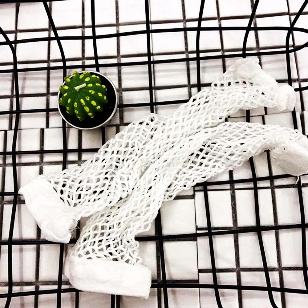 Women Sexy Hot White Casual Hollow Breathable Fishnet Socks Fashion Nets Ladies Sweet Mesh Lace Sock Ankle-High For Female | Женская
