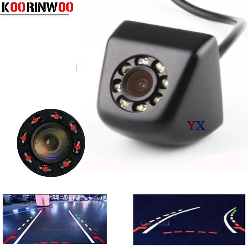 

Koorinwoo Dynamic trajectory HD CCD Car Parking camera Moving Parking Line Car Rear view Camera Backup Parking Assist Video