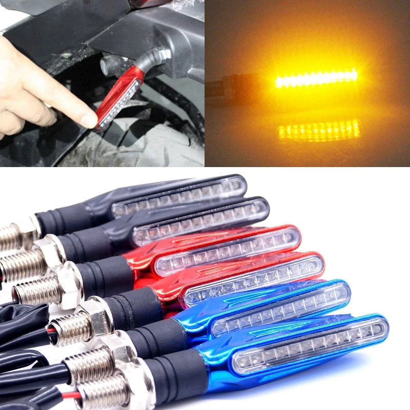 Универсальный мотоциклетный фонарь с указателем поворота 12 В 4 цвета|light amber|light