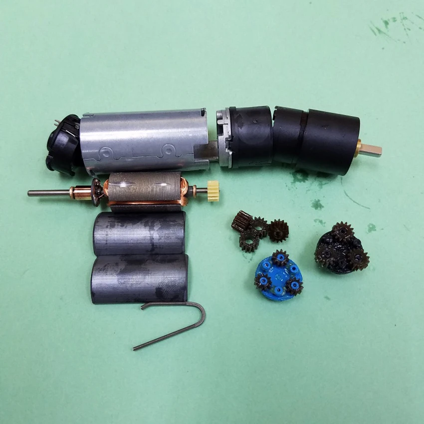 DC12V 400mA 60 оборотов в минуту Шестерни мотор большим крутящим моментом микро 400mNm DC3V