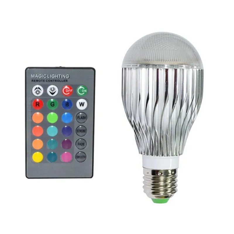 E27 GU10 E14 RGB светодиодный светильник с регулируемой яркостью 85-265 в 110 В 220 несколько