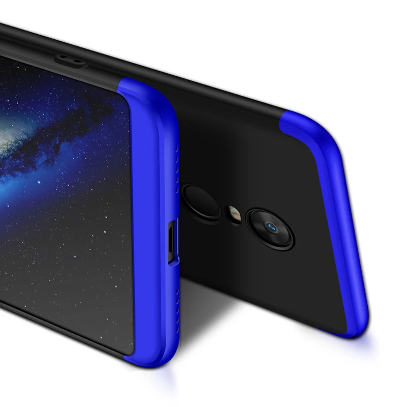 Xiaomi Redmi 5 Plus чехол задняя крышка 360 градусов Полная защита Жесткий ПК для телефона