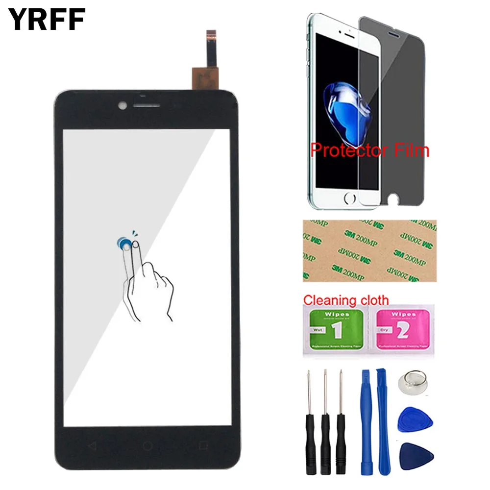 

YRFF 5'' Phone Touch Screen Digitizer Panel For Wiko Jerry Max Touch Screen Sensor Perfect Front Glass Tools Protector Film