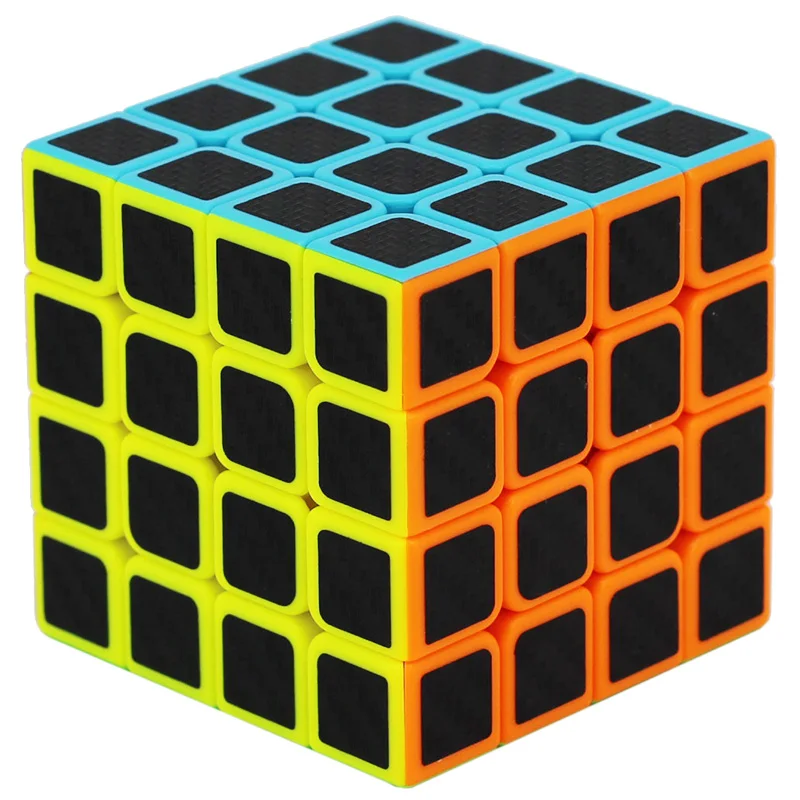 Zcube 2018 новый 4x4x4 из углеродного волокна магический куб головоломка скоростной