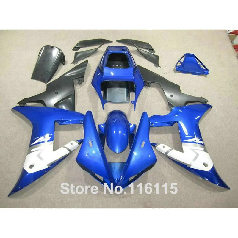 Комплект обтекателей из АБС пластика для YAMAHA YZF R1 2002 2003|fairing kit|abs fairingfull fairings |