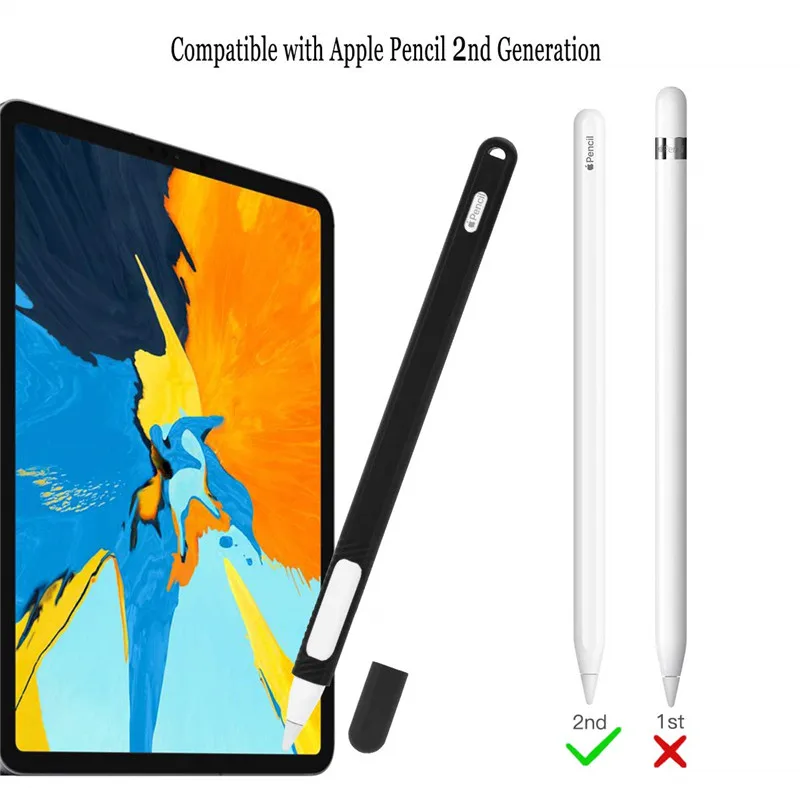 Силиконовый чехол держатель для Apple Pencil 2 го поколения ультра светильник iPencil