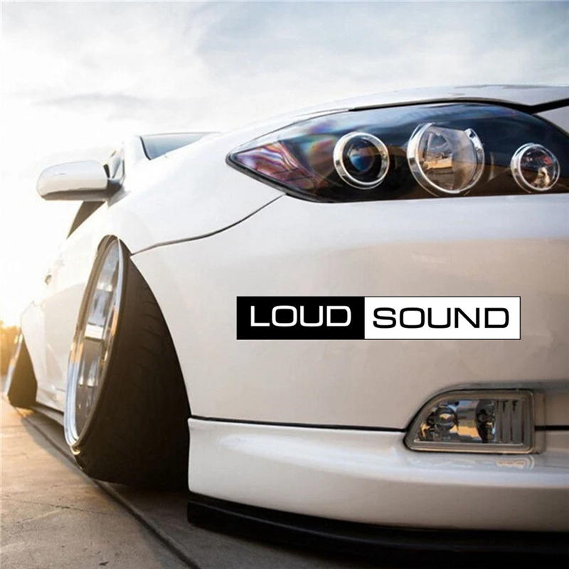 CK2724#23*5см наклейки на авто LOUD SOUND водонепроницаемые наклейки на машину наклейка для авто автонаклейка стикер этикеты винила наклейки стайлинга автомобилей