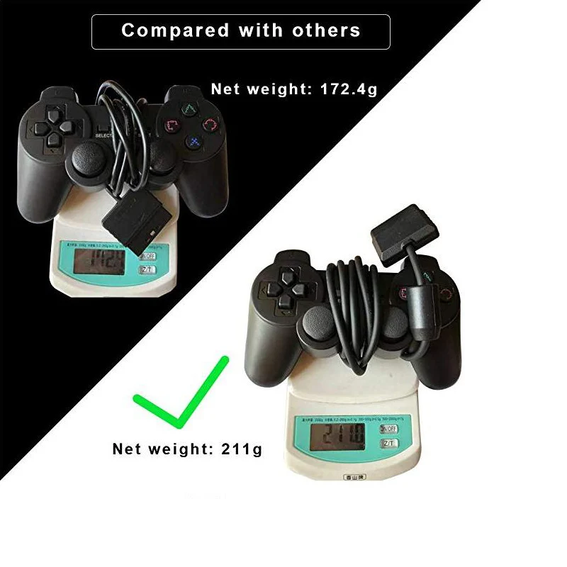 Проводные контроллеры геймпады для Sony PS2 Playstation2 двойной шок игровая консоль