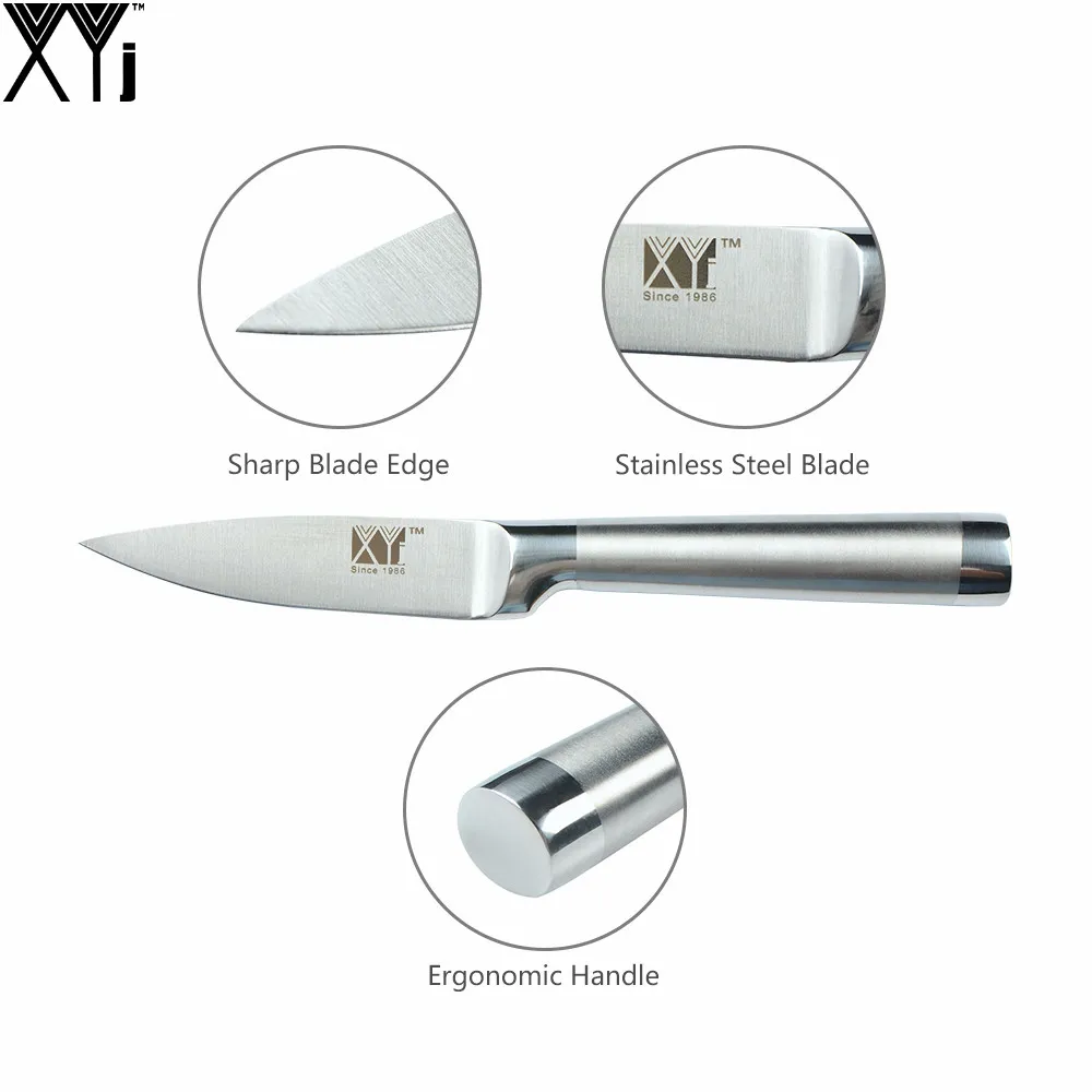 Отличное качество лезвие из нержавеющей стали нож для фруктов XYJ Абсолютно