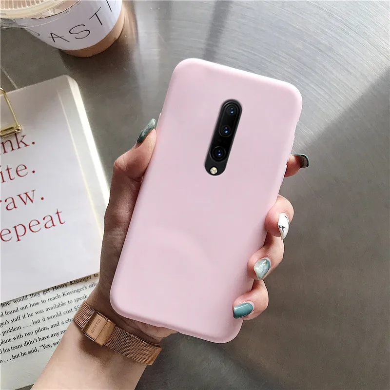 light pink case only Силиконовый чехол на руку для oneplus 7 pro 6 6t 5 5t 7t держатель на запястье держатель для телефона Подставка мягкий чехол s one plus 7 задняя крышка - Цвет: light pink case only