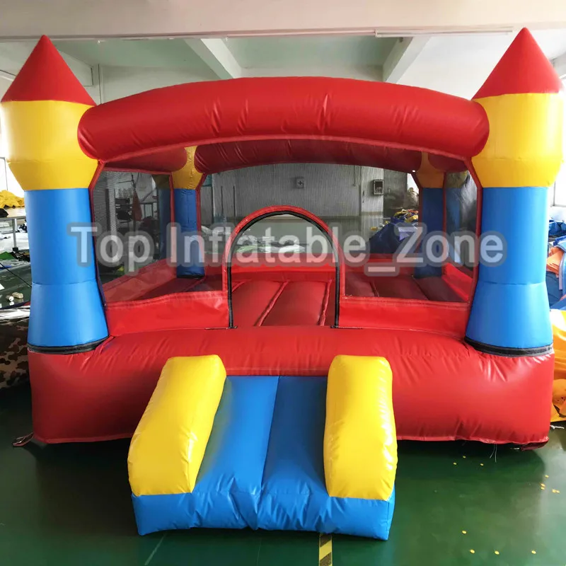 Free Shipping Blower Inflatable Bouncer House PVC Tarpaulin Jumping For Kids 3*3*2m Mini Castle | Игрушки и хобби