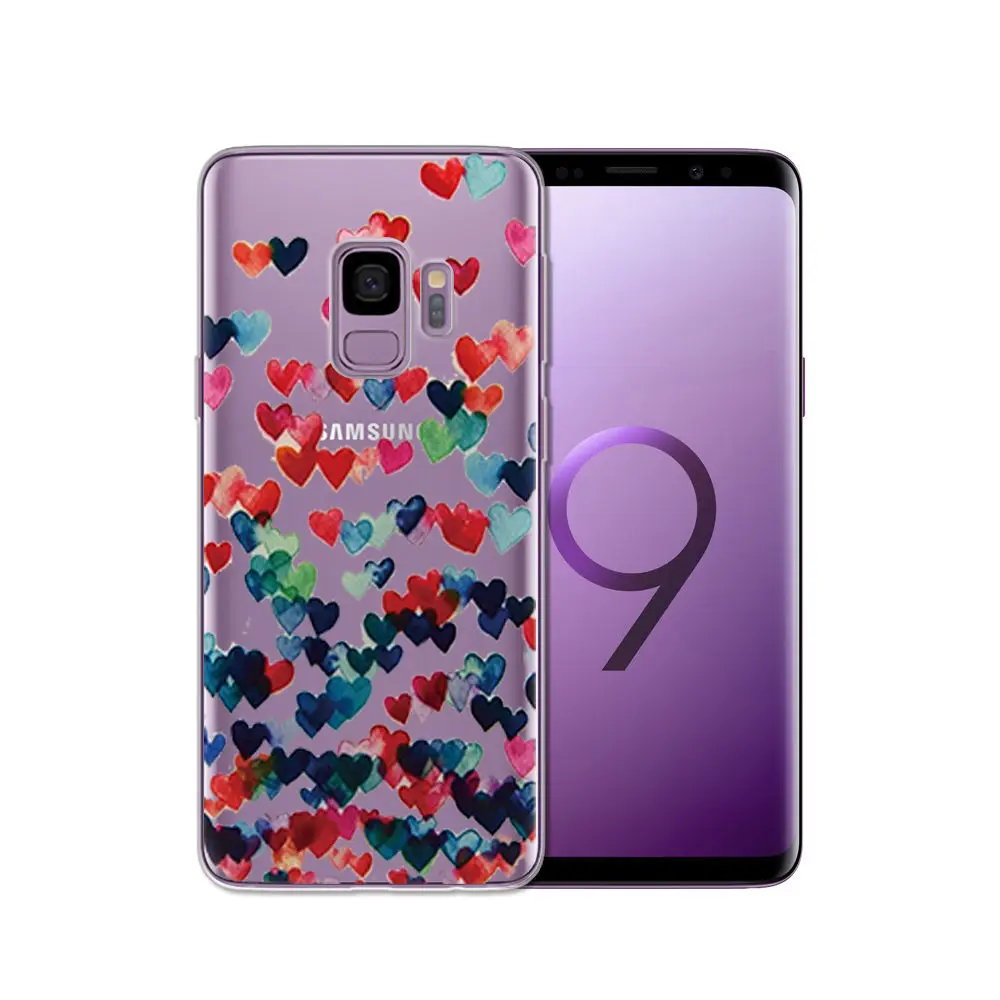 Arvin Silicone Case FOR Samsung Galax s5 S6 S7 S8 Clear Protective case edge Plus S9 Soft TPU Phone Cover |