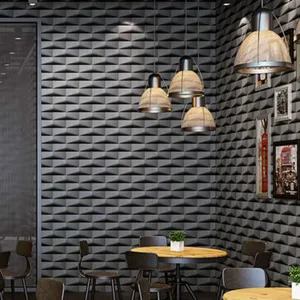 Серая, белая виниловая Современная 3d стереоскопическая настенная бумага для офисной стены спальни, роскошная настенная бумага для гостиной