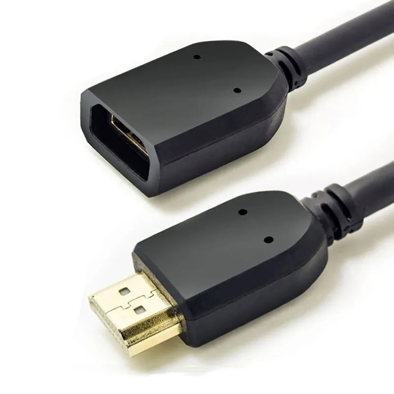 Высокое качество 10 см HDMI Мужской к HDMI Женский удлинитель позолоченный HDMI Расширение "Мама-папа" кабель для lcd HDTV 1080P