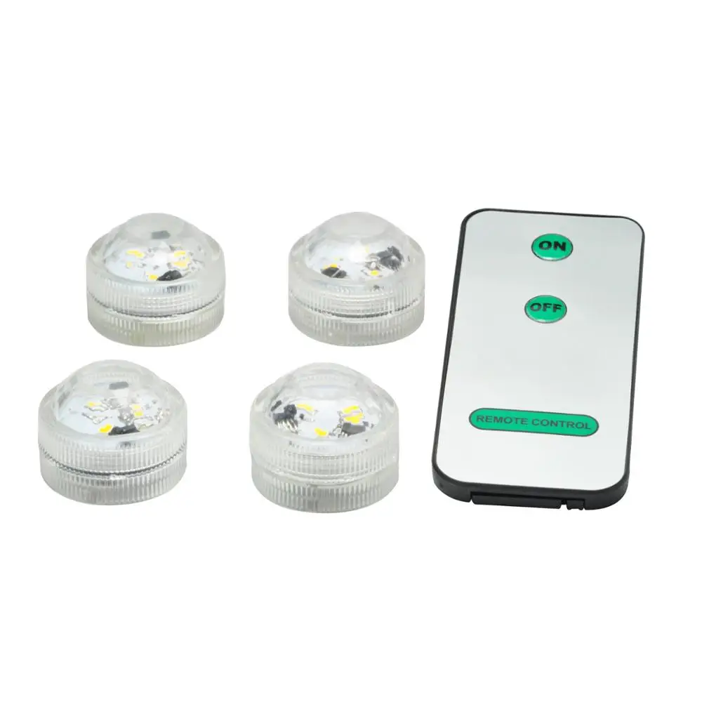 Белый теплый белый и RGB LED ромбовидная форма CR2032 батарея водонепроницаемый мини