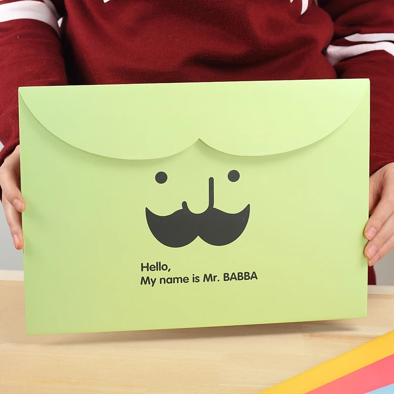 7 шт. Корейская канцелярская сумка для моделирования бороды формата А4 информации