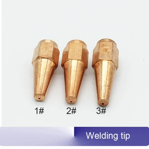3 шт.лот газовые сварочные наконечники окси-ацетилена 1 #2 #3 #