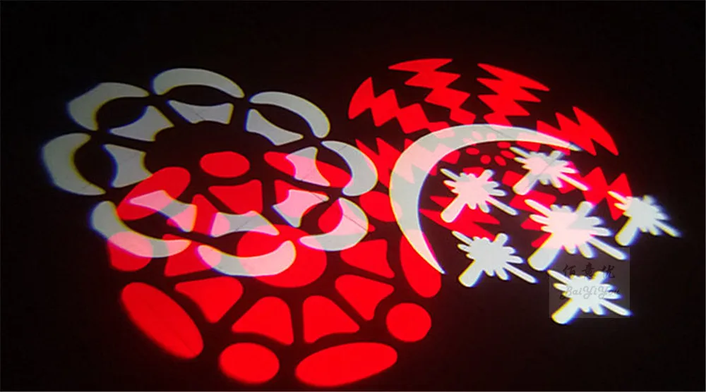 Диско ди джей мульти гобо эффект светильник ing светодиодный Восемь глаз узоры 8