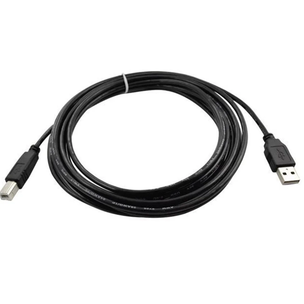 1 м профессиональный черный USB печатная линия 2 0 Провод A до B высокоскоростной