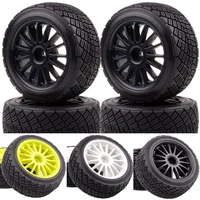 rc tires 4pcs 2 2 wheel rim tires tyre for 110 rc model hpi wr8 flux rally 3 0 110697 94177