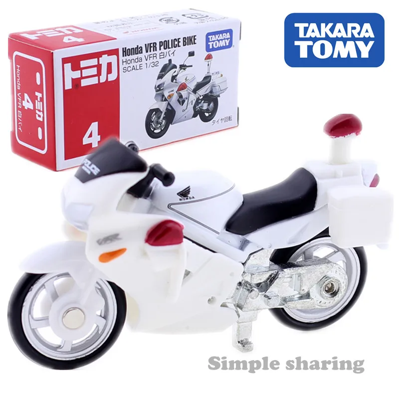 NO.04 VFR White Takara Tomy TOMICA HONDA серия CR-V Fit S660 Civic Тип R StepWagon NSX Super Cub N K-CAR RR VFR CR-Z литья под давлением модель автомобиля - Цвет: NO.04 VFR White