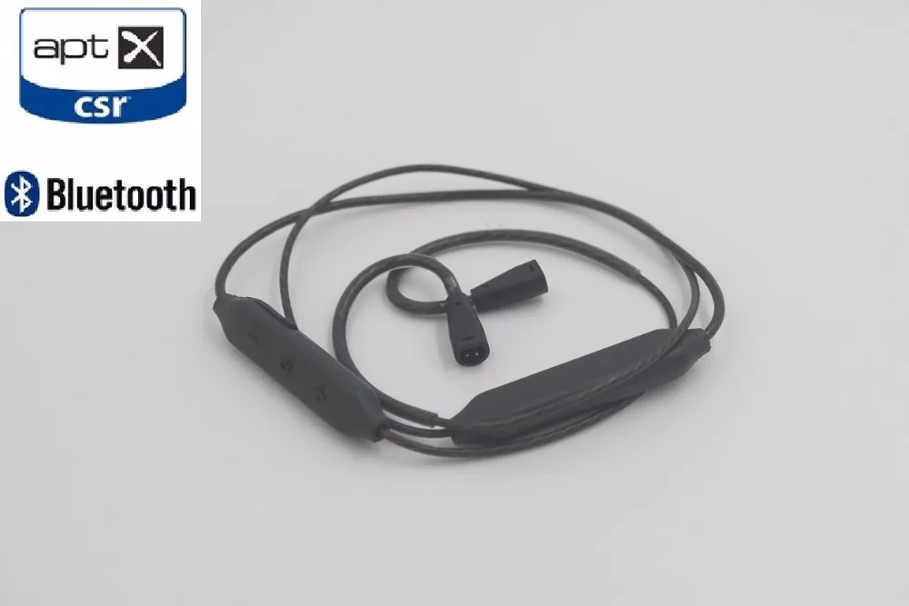 Bluetooth-наушники адаптер 2PIN 0,78 0,75 APTX AAC IE80 se215 se846 A2DC LS70 IM50 IM70 UM18 Apt-X беспроводной адаптер OCC кабель