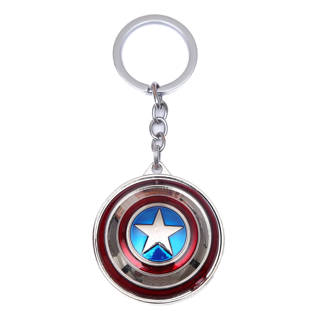 Брелок для ключей из сплава с героями фильма Мстители 3 Infinity War Captain America Shield экшн