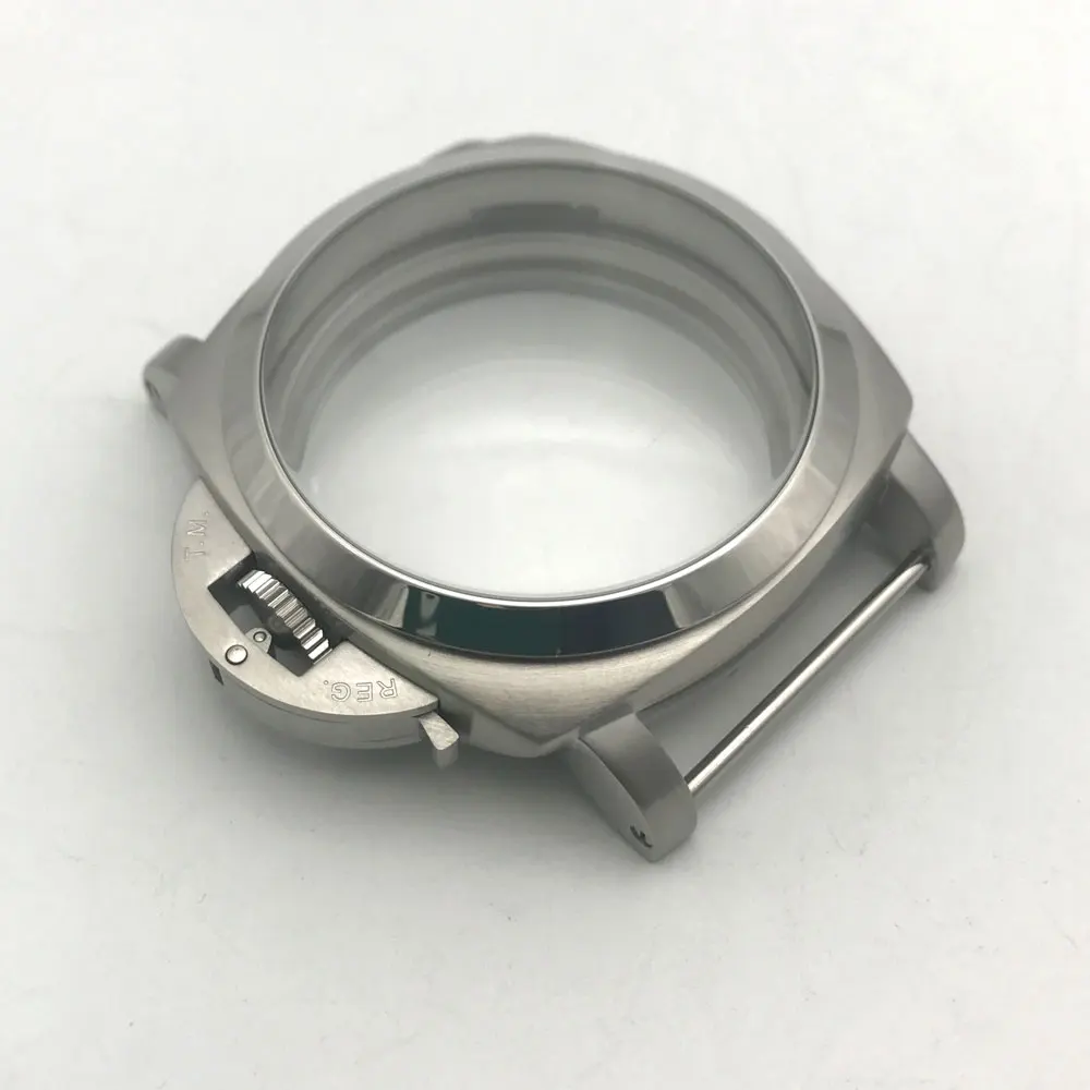 47 мм чехол для часов ETA 6497/6498 ST3620 механизм PAM 316l чехол из нержавеющей стали 47-10