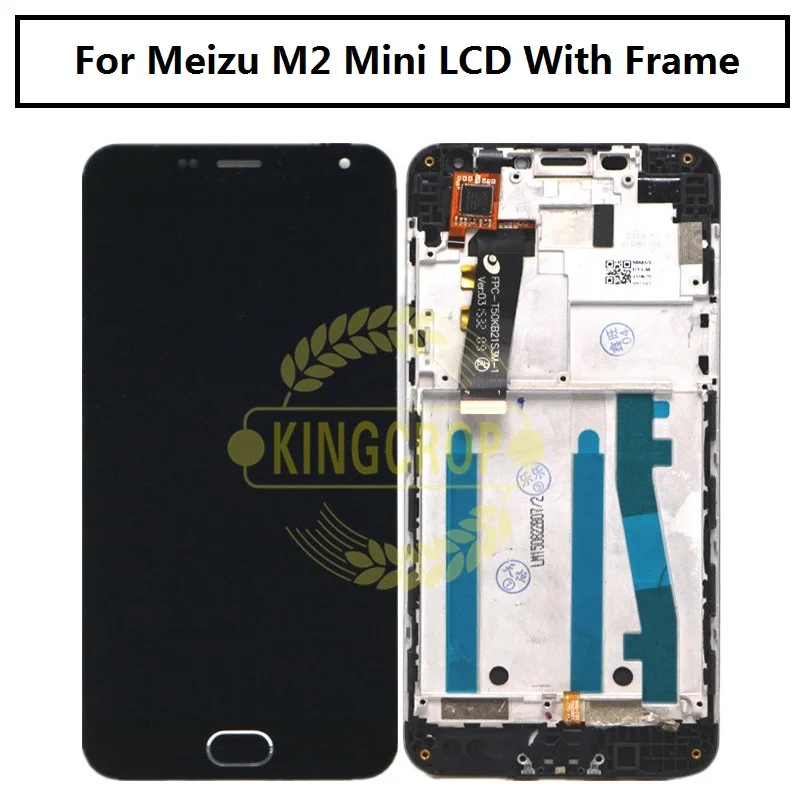 Для MEIZU M2 Mini Lcd с рамкой замена экрана дисплея для M2MINI Digiziter Aseembly Meizu m2 lcd|m2 mini lcd|meizu