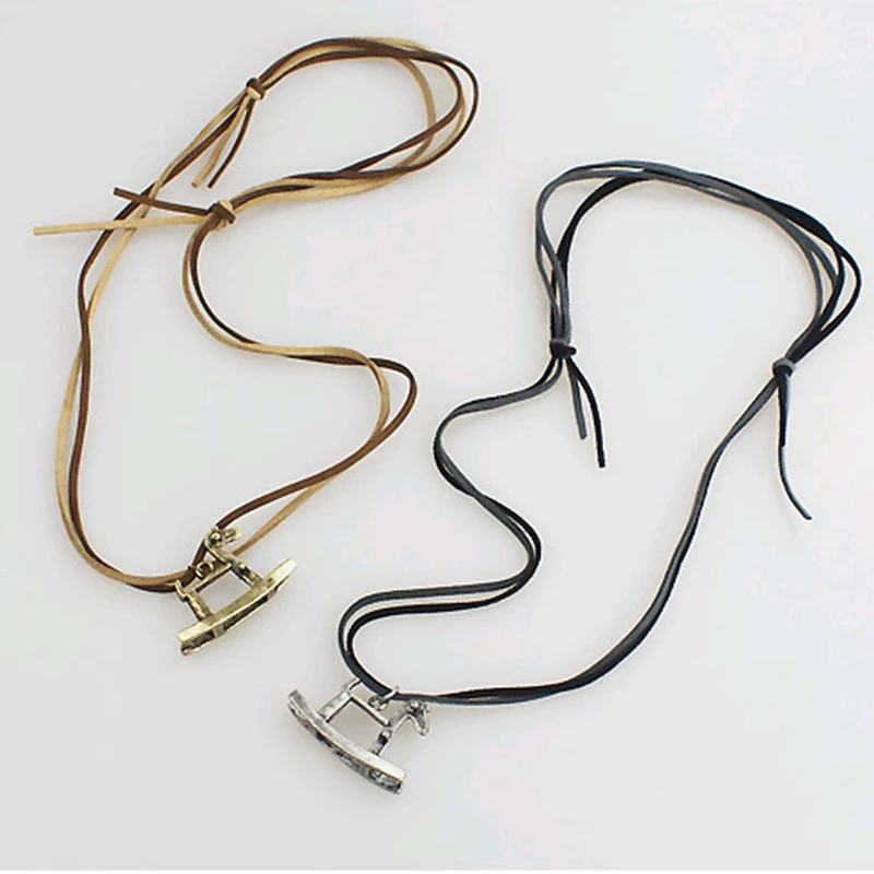 2018 Новая мода горячая распродажа ретро лошадь ювелирные изделия кулон ожерелье