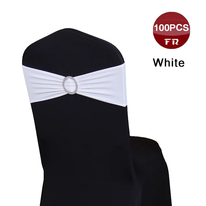 100 шт. эластичные ленты для стула из спандекса 15 х35 см|chair sashes|chair cover sashchair bows |