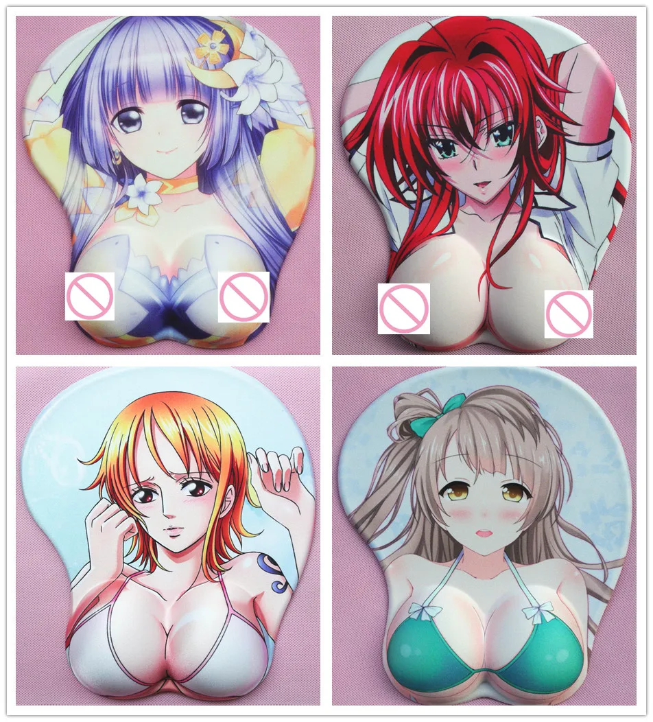 2020 new version Japanese anime 3d mouse pad wristbands Cartoon Creative sexy mouse pad Chest beauty mouse pad Free Shipping 2020 new version Japanese anime 3d mouse pad wristbands Cartoon Creative sexy mouse pad Chest beauty mouse pad Free Shipping