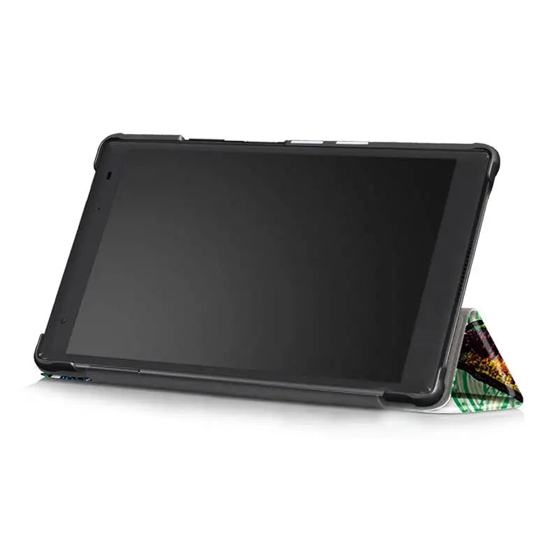 Окрашенный PU кожаный чехол складной книжка для Lenovo Tab4 8 Plus (TB 8704V/TB 8804F)