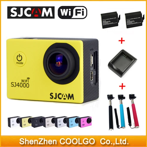 100% Original WIFI SJCAM SJ4000 WIFI Action Camera , Diving 30M Waterproof Sport Camera 1080P Full HD Car DVR