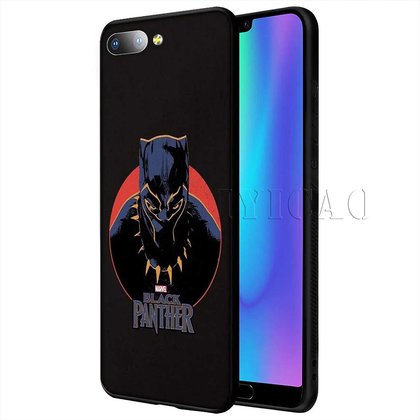 IYICAO Мстители Marvel Черная пантера мягкий чехол для Huawei Y9 Y7 Y6 Prime 2019 Honor 20 8C 8X 8 9 9X 10 Lite 7C