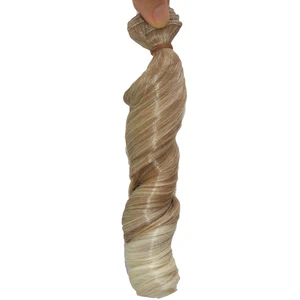 1 шт., кукольные волнистые волосы, 15х100 см, Natrual, цвета хаки, светло-льняные, светло-коричневые, bjd, искусственные волосы