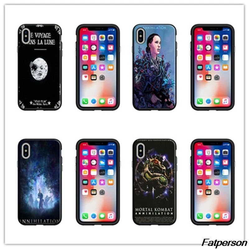 Annihilation черный мягкий силиконовый чехол для телефона из ТПУ Apple iPhone 6s 6plus X10 8plus 7 7plus