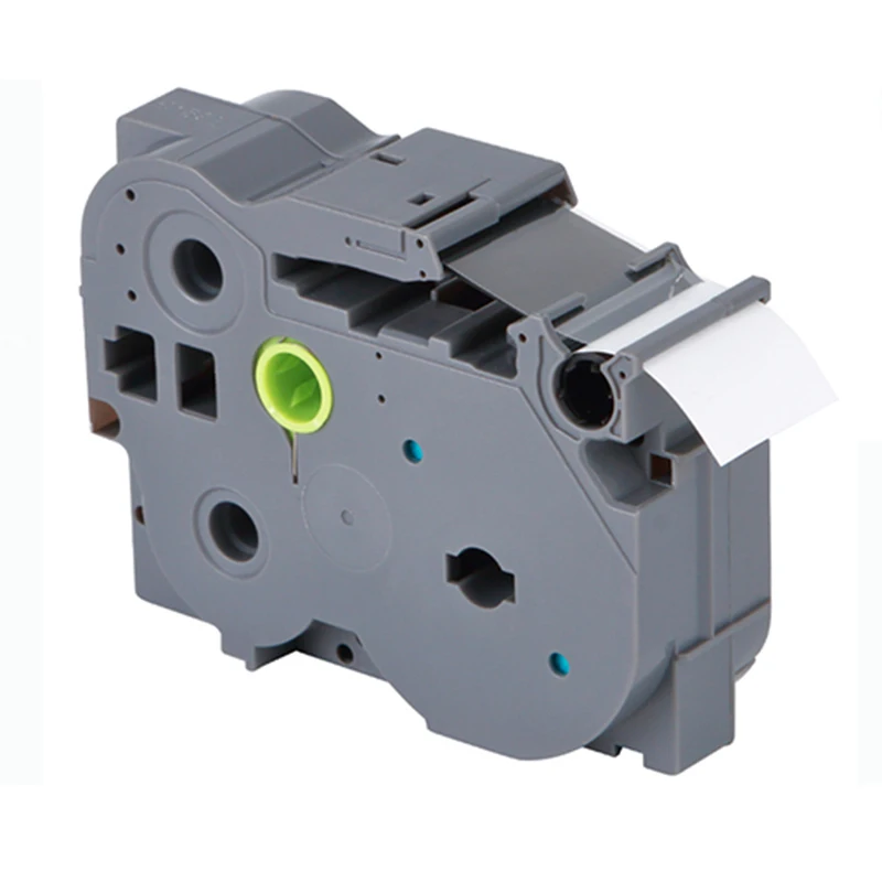 Absoonic TZ TZe 261 36 мм ламинированная этикетка лента черного и белого цвета совместимая