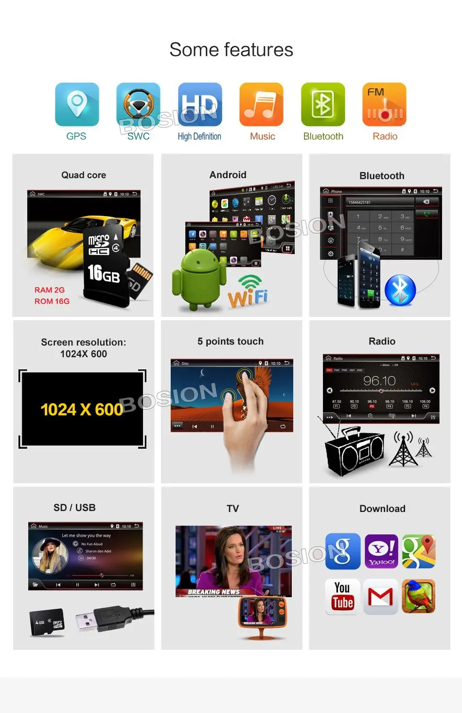 Android 9 0 дюймов в тире Автомобильный dvd-плеер мультимедиа для BMW/E39/X5/M5/E38/E53 с 2G ram Canbus
