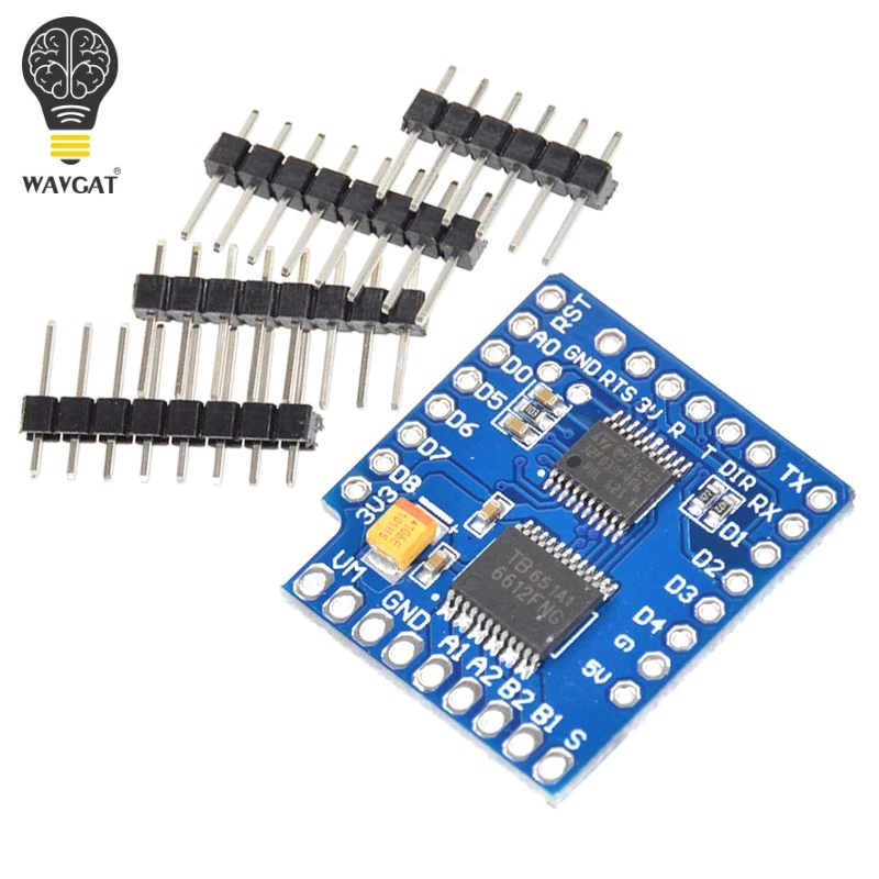 

Щит двигателя для WAVGAT D1 mini I2C Dual Motor Driver TB6612FNG (1A) V1.0.0