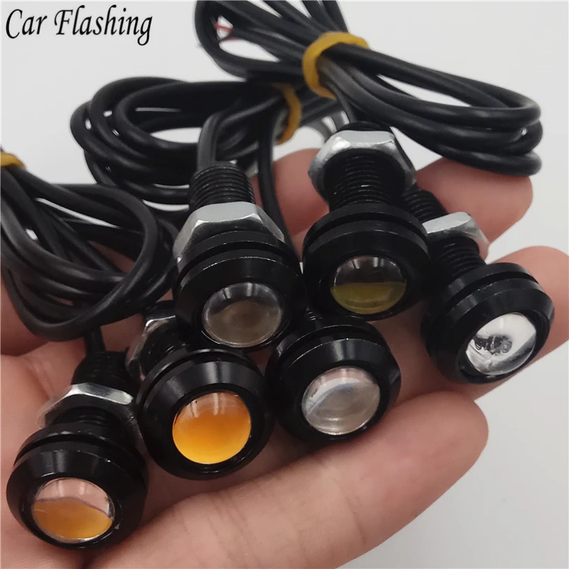 10 шт./упак. 18/23 MM Led DRL Дневной свет Габаритные огни заднего хода парковочная