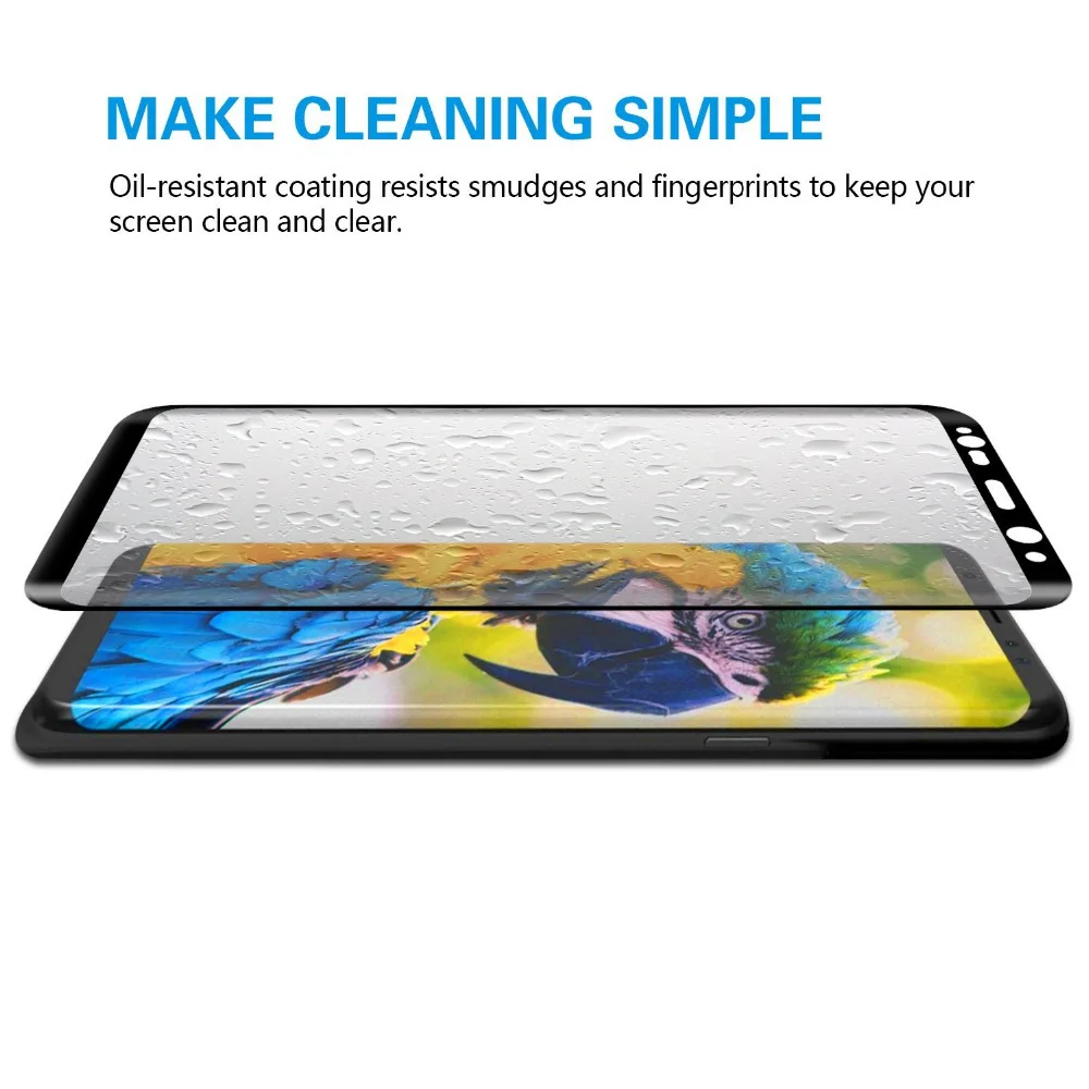 GerTong 9H полное покрытие изогнутое закаленное стекло для Samsung Galaxy S7 Edge S9 S8 Plus Note 8