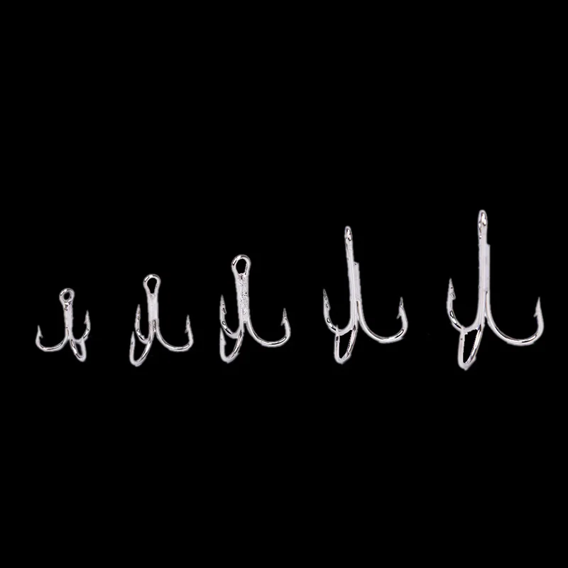 50 шт./упак. рыболовные крючки 2/4/6/8/10 # тройные Крючки из высокоуглеродистой стали