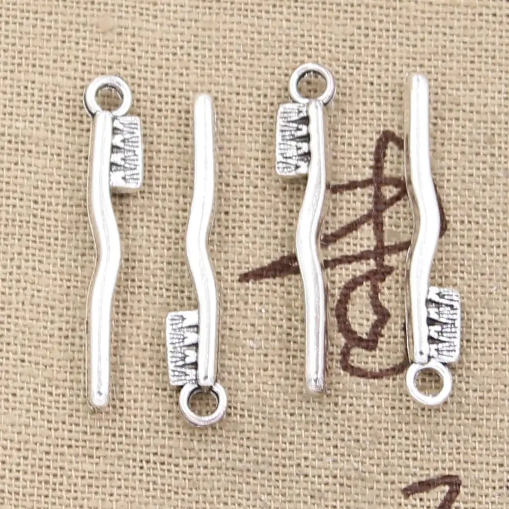 20 шт. подвески для зубной щетки 29x13 мм|charms jewelry making|toothbrush charmmaking pendant |
