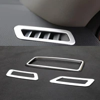 for nissan x trail x trail t32 rogue 2014 2018 abs matte interior front rear air conditioning outlet vent cover trim 3pcs