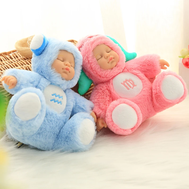 Kawaii 12 созвездий Bjd Bebe спящие куклы Мягкие плюшевые игрушки для детей