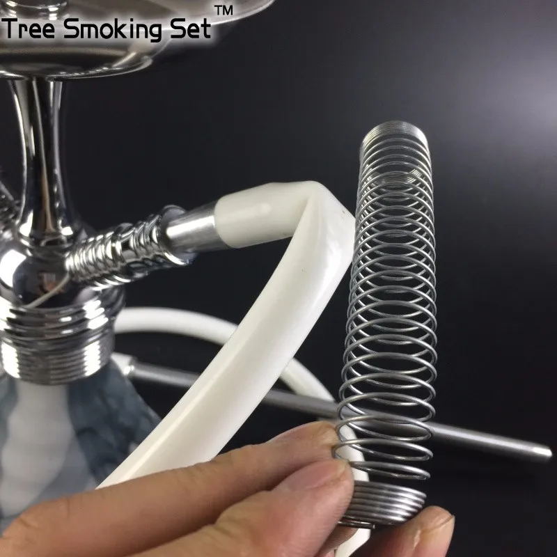 5 шт. силиконовый шланг для кальяна, пружина для кальяна/водопровода/Sheesha/Chicha/Narguile, аксессуары для предотвращения искажения трубки