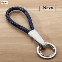 men women top quality key chain matal leather cute car key ring bag charm keychains gift jewelry wholesale 17125