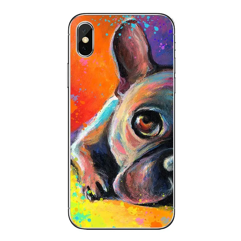 Причудливый Красочный Французский бульдог собаки щенок животное для Huawei Honor 8 8C 8X9